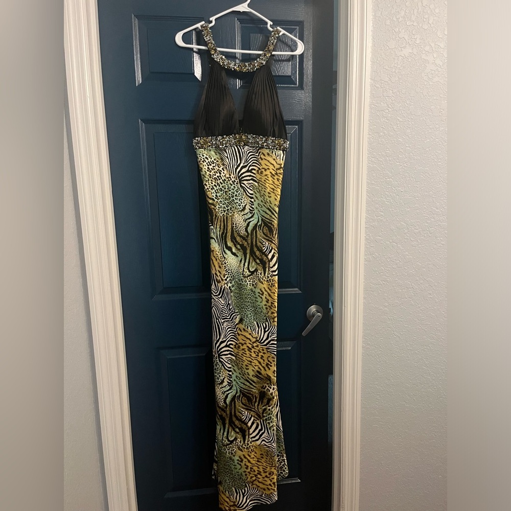 Cheetah/Leopard/Zebra dress with Jewels